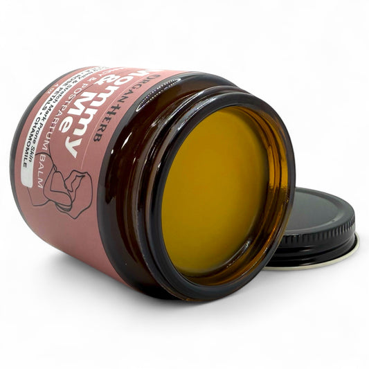 OrganHerb Organic Mommy & Me – Pregnancy & Postpartum Balm with Calendula, Rose, Roman Chamomile, Rosehip, Lavender – 4 oz - OrganHerb