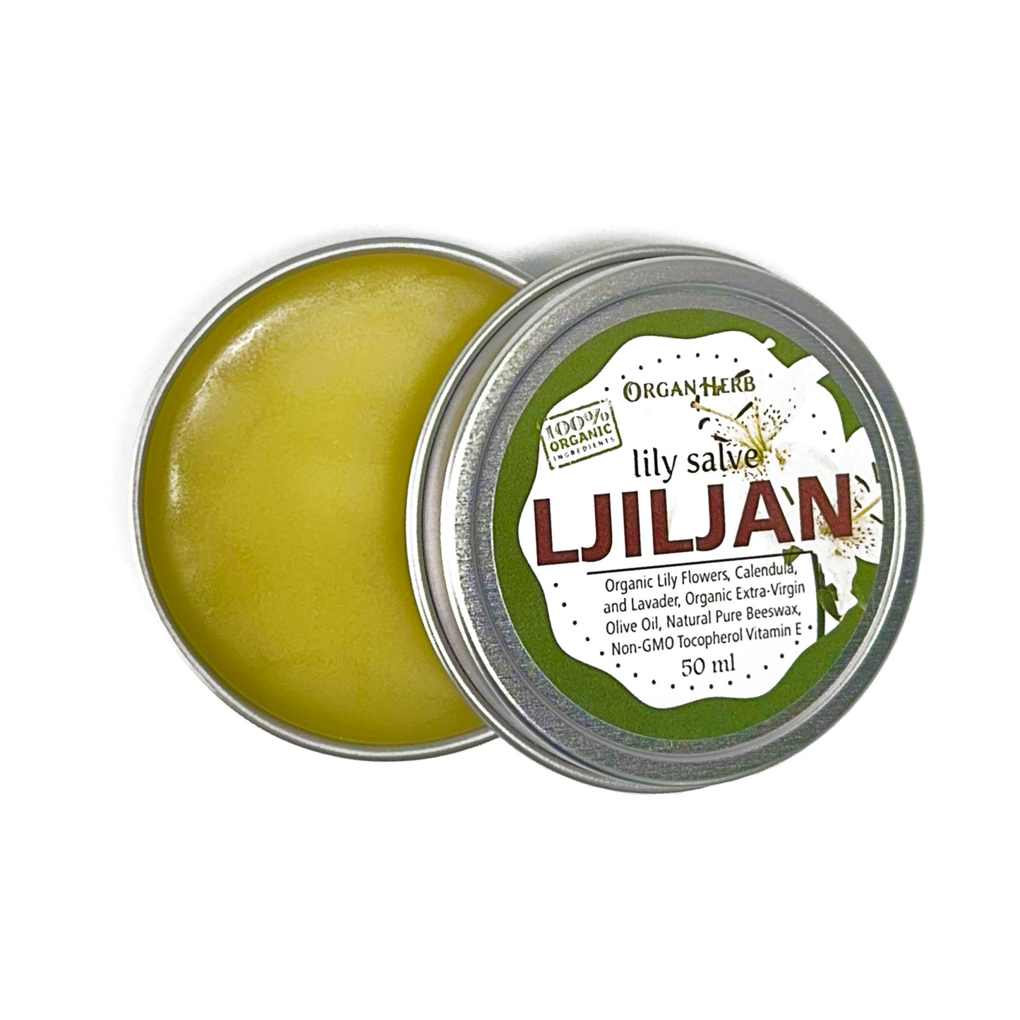 OrganHerb Organic Lily Salve (Ljiljan) 2 oz - OrganHerb