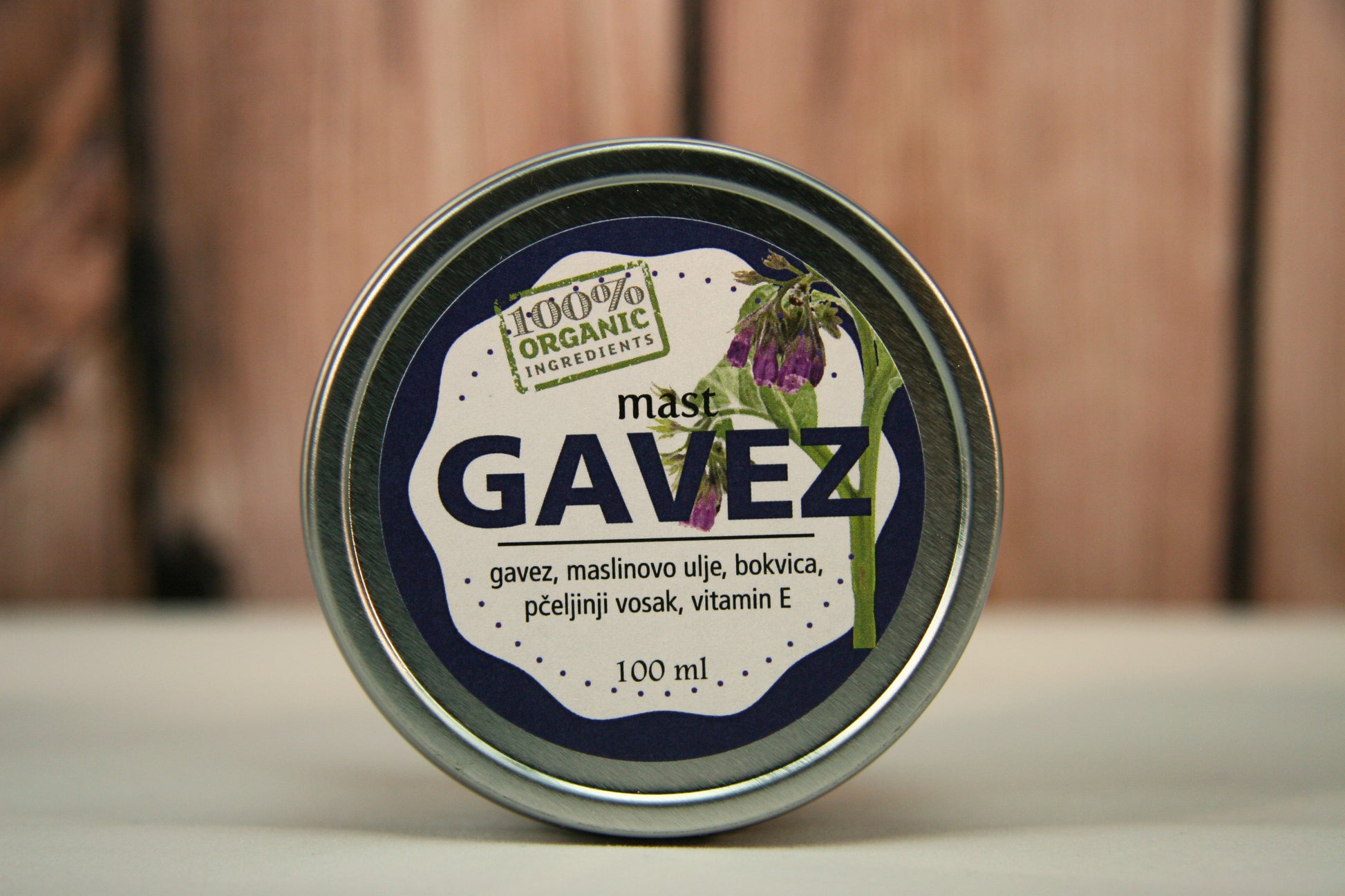 OrganHerb Organic Comfrey Salve (Gavez) 4 oz - OrganHerb