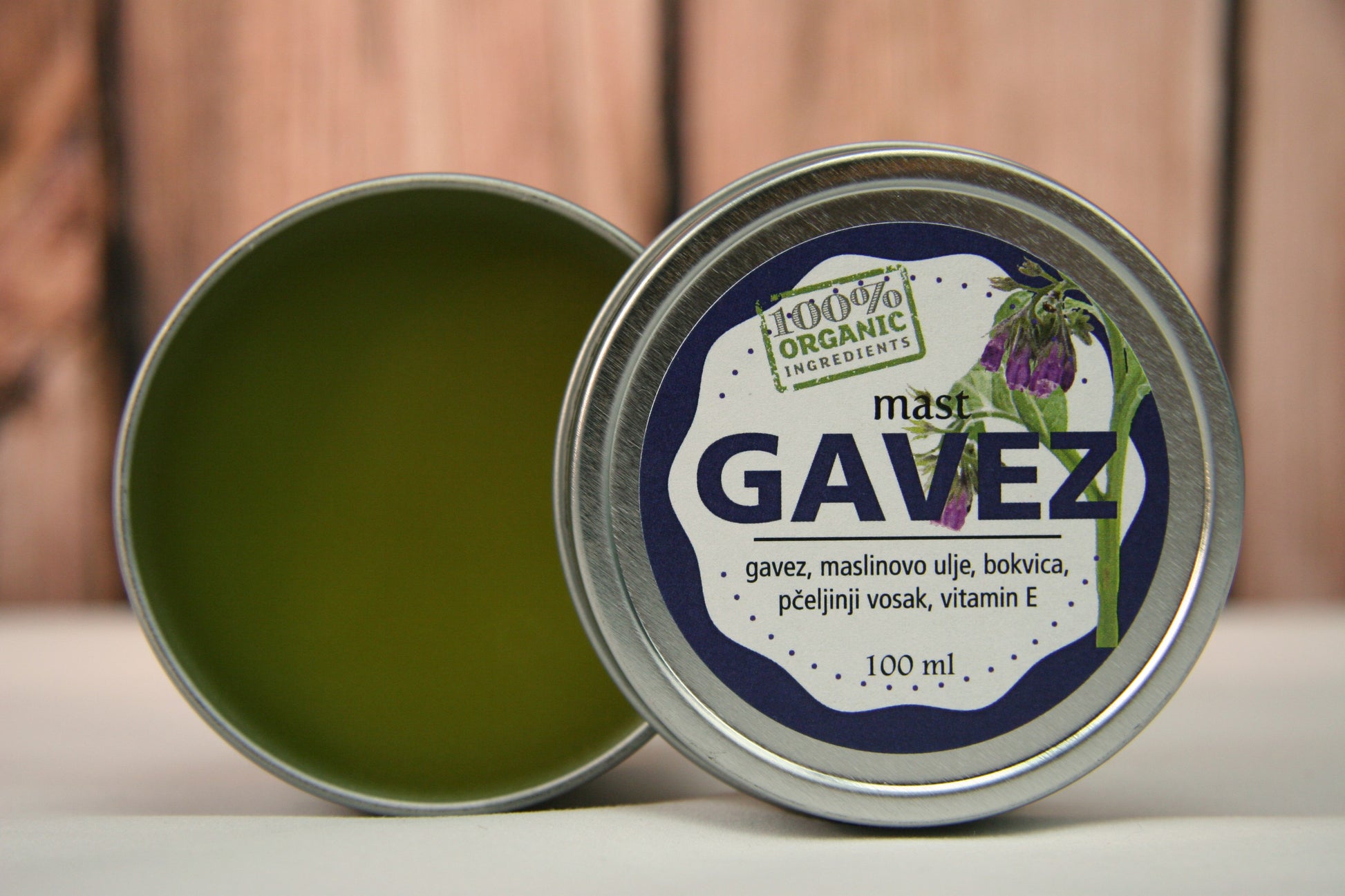 OrganHerb Organic Comfrey Salve (Gavez) 4 oz - OrganHerb